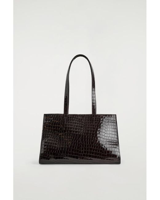 COS Black Gallery Tote Bag