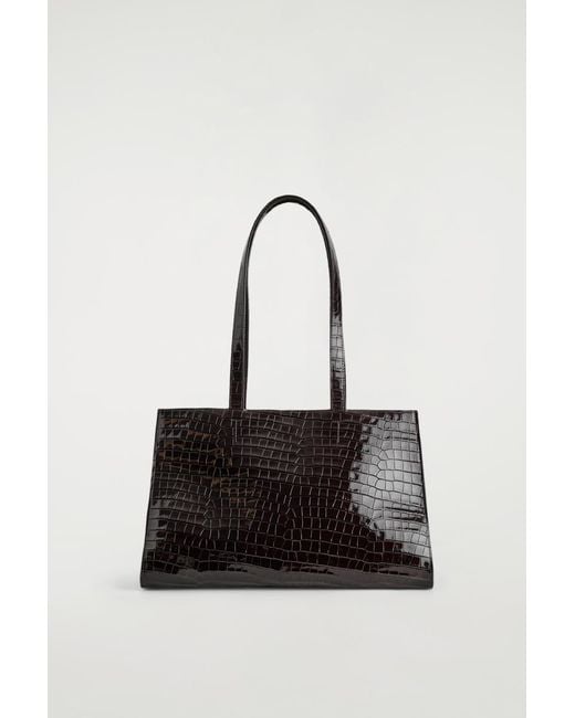 COS Black Gallery Tote Bag