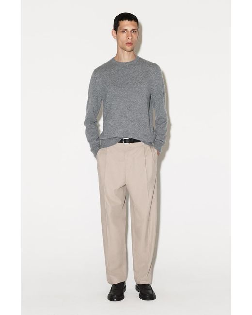 COS Gray Pure Cashmere Jumper for men