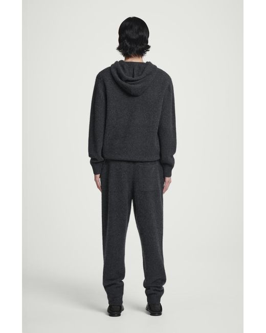 COS Gray Boiled-cashmere Tapered JOGGERS for men