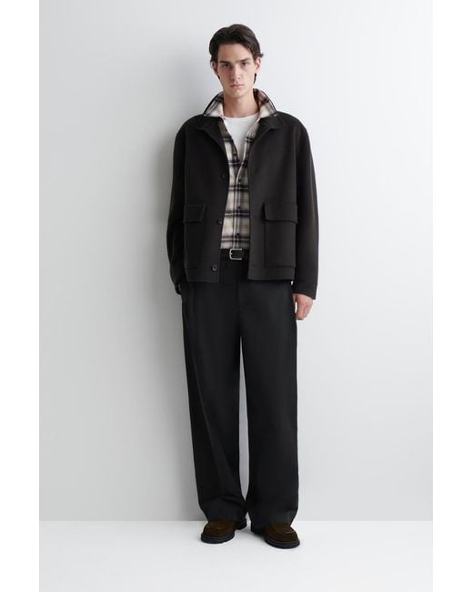 COS Natural Checked Pima Cotton Shirt for men