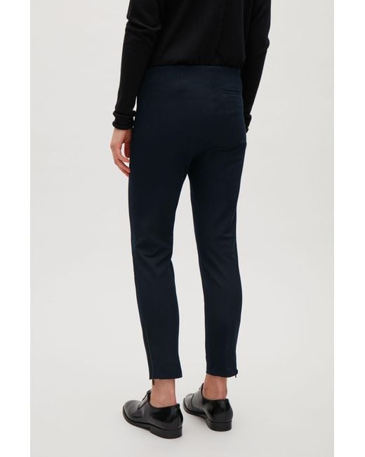 Zara Checkered Skinny Trousers with Zips  UFO No More