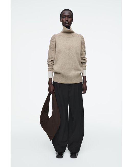 COS Black Kite Shoulder Bag