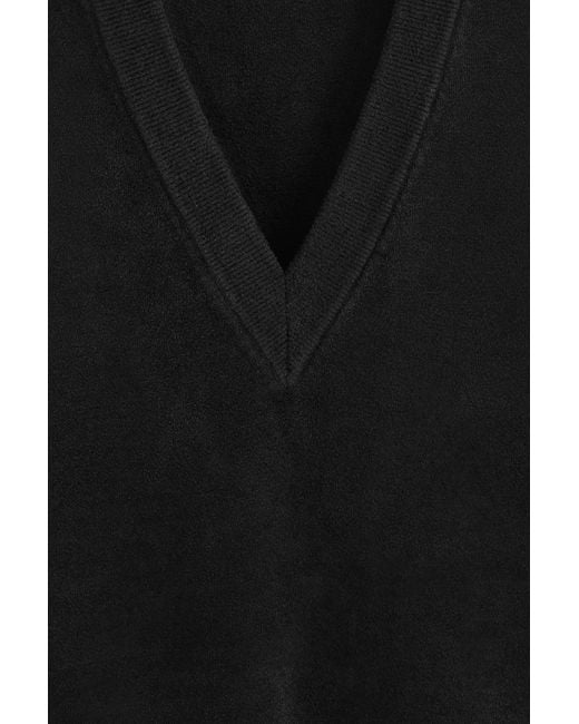 COS Black Chenille-Knit Vest for men