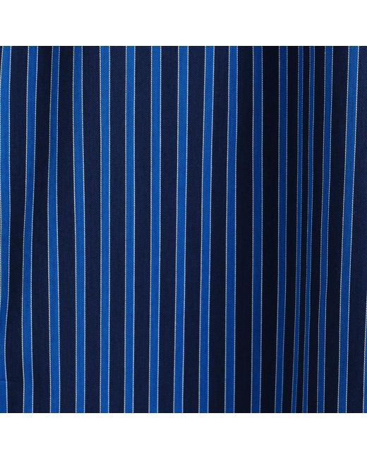 COS Blue Piped Striped Drawstring Pants