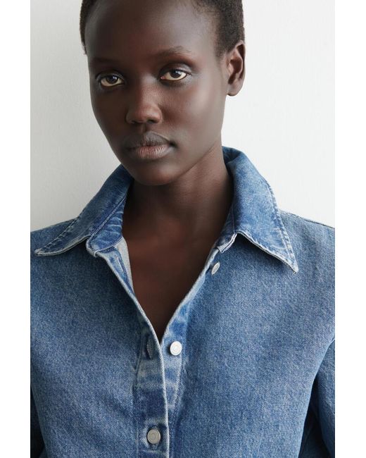 COS Blue Denim Shirt
