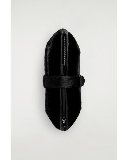 COS White Belted Clutch Bag