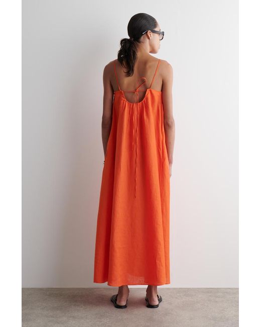 chinese dress ladies COS Pleated Knitted Maxi Dress Navy  The Dress Nook