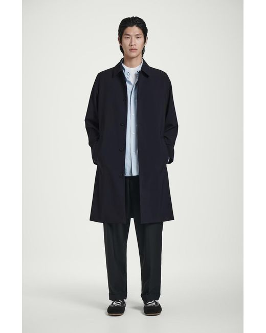 COS Kurzmantel Aus Woll-Mix in Blue für Herren