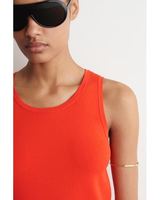 COS Flared Knitted Mini Dress