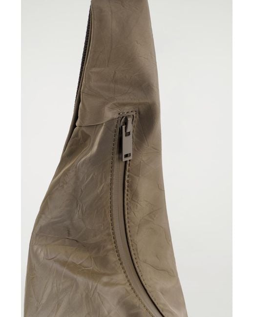 COS White Curved Crossbody Bag