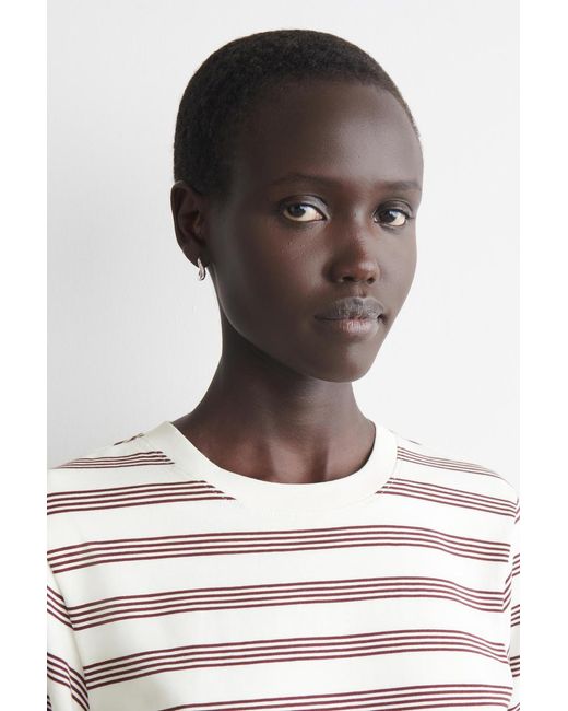COS Red Cotton T-Shirt