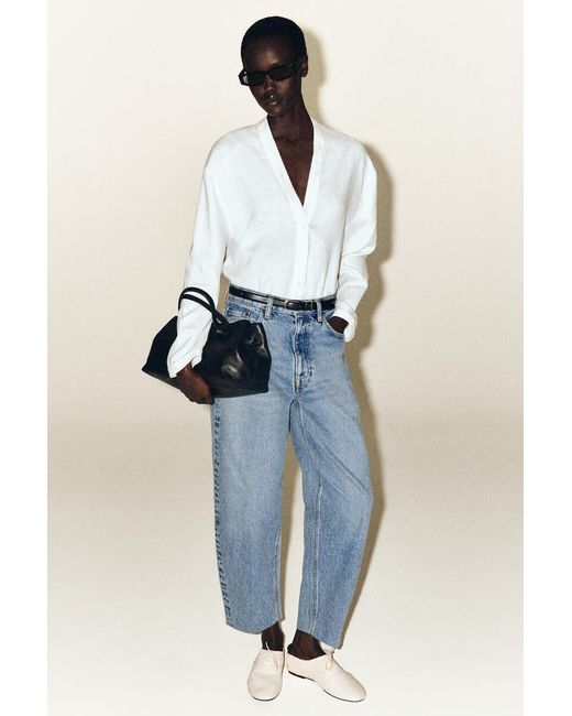 COS Blue Umbra Tapered Jeans