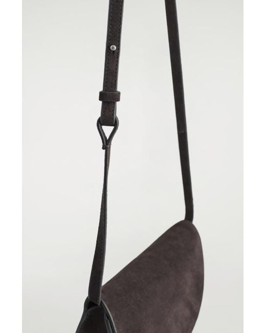 COS White Curved Crossbody Bag