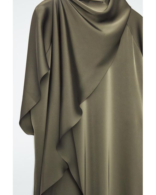 Abito Con Sciarpa di COS in Green