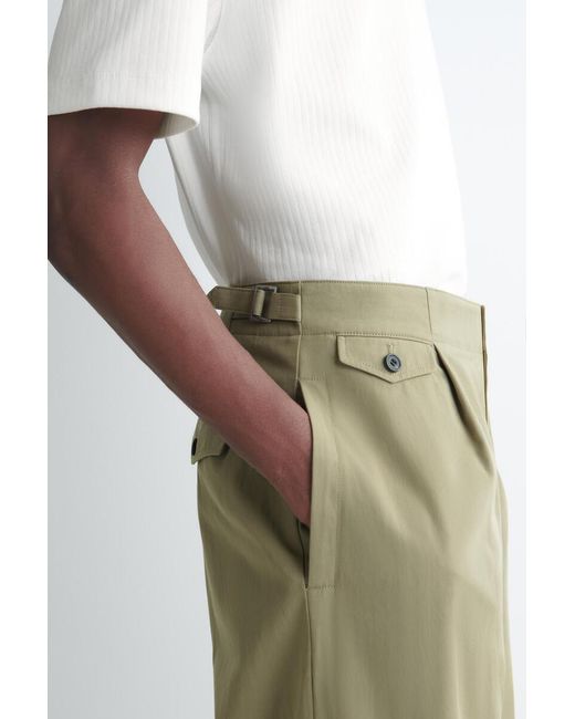 COS Green Pocket-Detail Relaxed-Fit Wide-Leg Pants for men