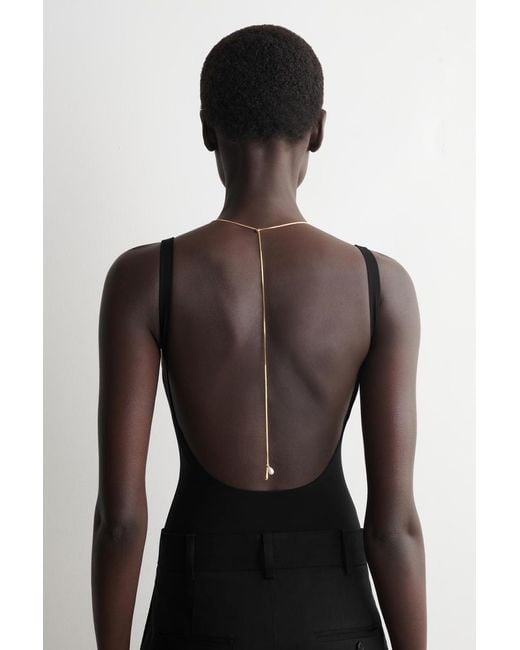Sautoir À Pendentif Façon Goutte COS en coloris Natural