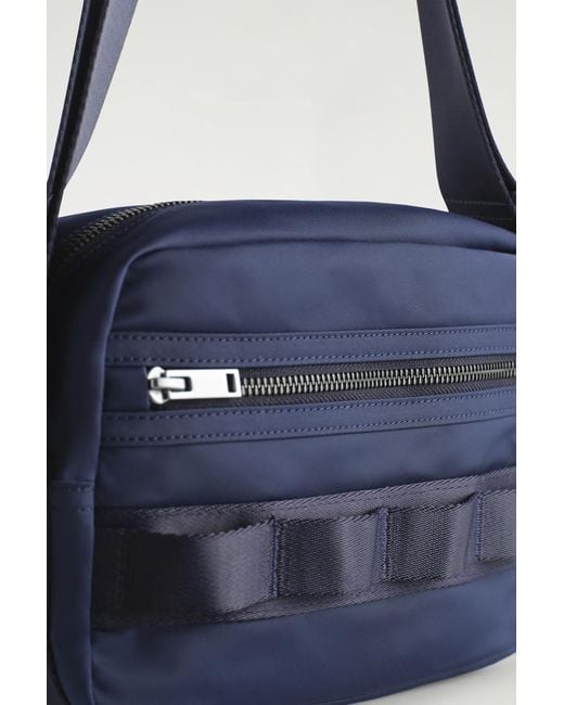 COS Blue Transit Crossbody Bag for men