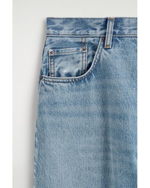 COS Blue Umbra Tapered Jeans