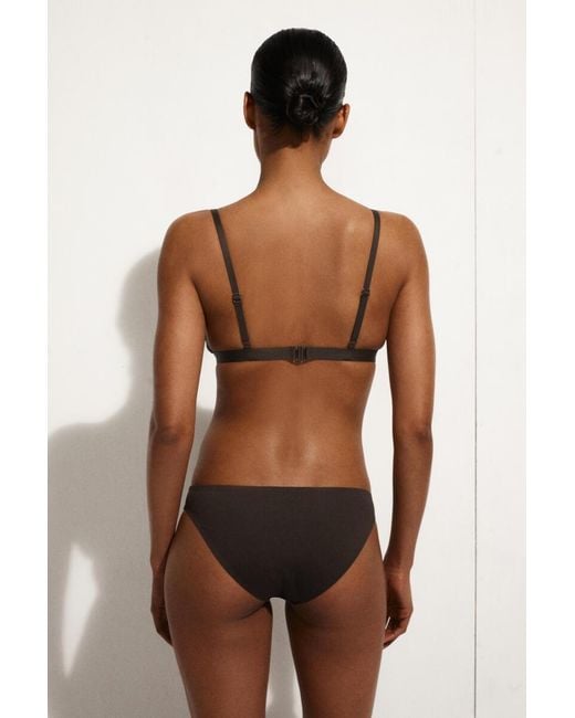 COS Black Triangle Bikini Top