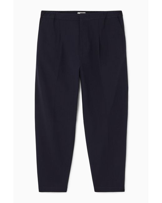 COS Blue Relaxed Jersey JOGGERS for men