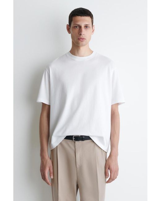 COS Lockeres Leichtes Baumwoll-T-Shirt in Blue für Herren