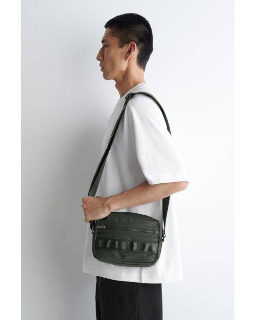 COS Black Transit Crossbody Bag for men