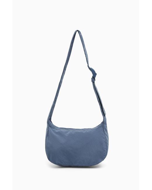 COS Blue Crossbody Saddle Bag - Nylon for men