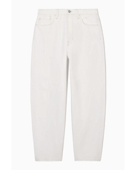 COS White Arch Jeans - Tapered