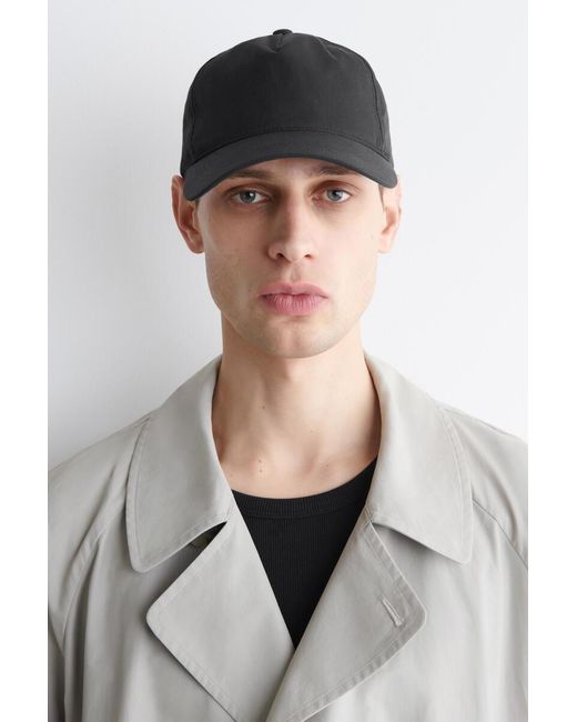 COS Basecap Aus Baumwoll-Twill in Black für Herren