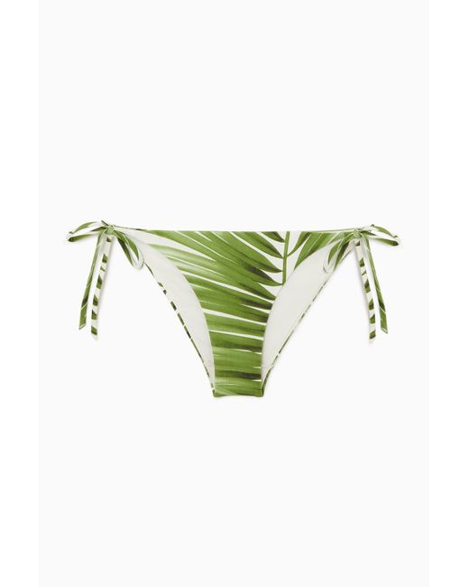 COS Green Tie-side Bikini Briefs
