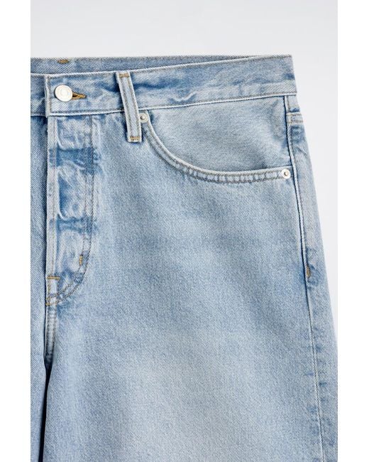 COS Blue Knee-Length Denim Shorts for men