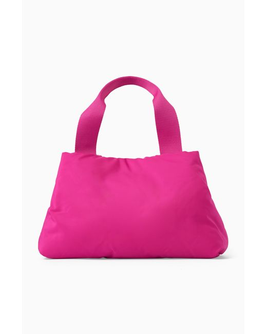 COS Pink Padded Shopper Bag