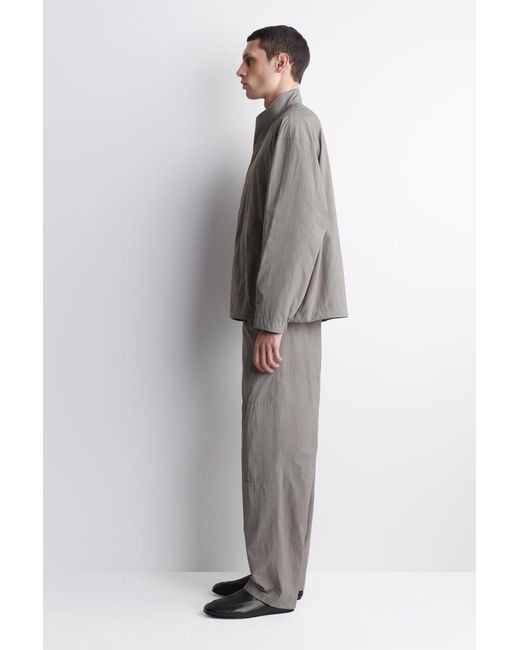COS Gray Technical Nylon Sports Jacket for men