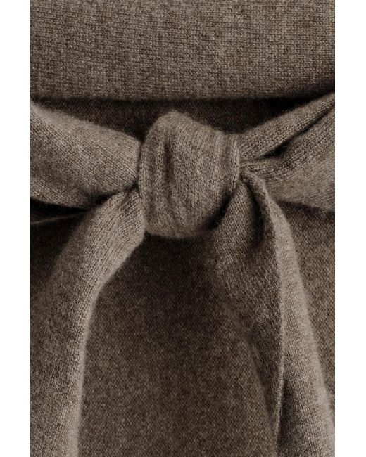 COS Brown Cashmere Triangle Scarf for men