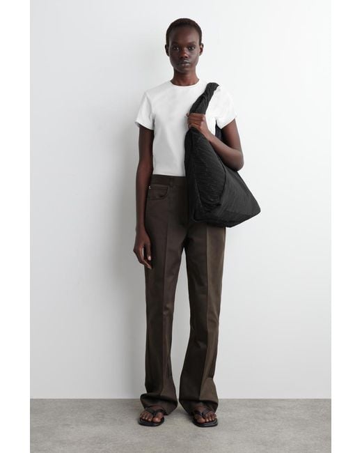 COS Sculptural Shoulder Bag in Black | Lyst