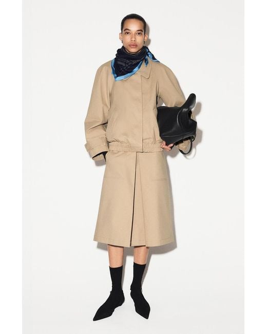 COS Natural Rounded Cotton Blouson Jacket