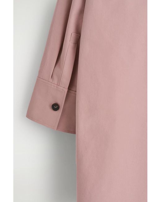 COS Pink Utility Mini Shirt Dress
