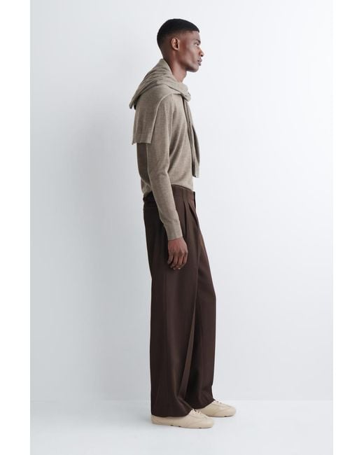 COS Natural Minimal Leather Sneakers for men