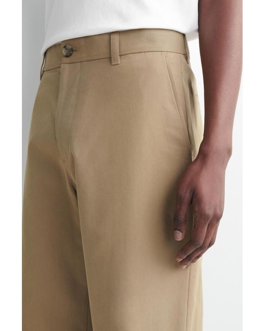 COS Natural Cotton Regular-Fit Straight-Leg Chinos for men