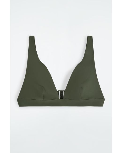 COS Green Scuba Bikini Top
