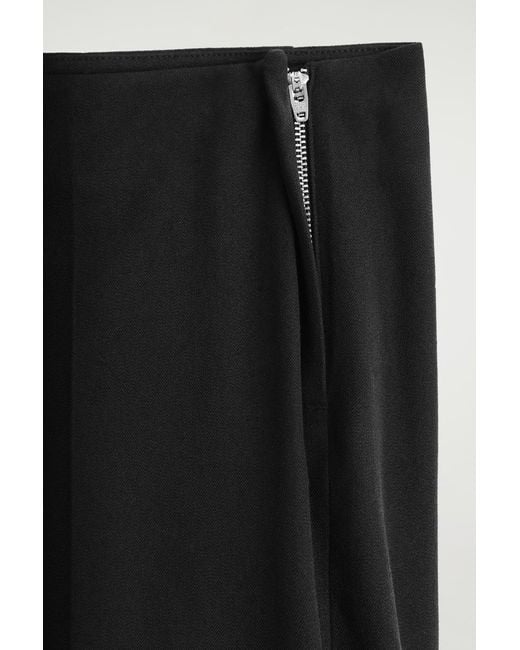 COS Black Tailored Cropped Pants