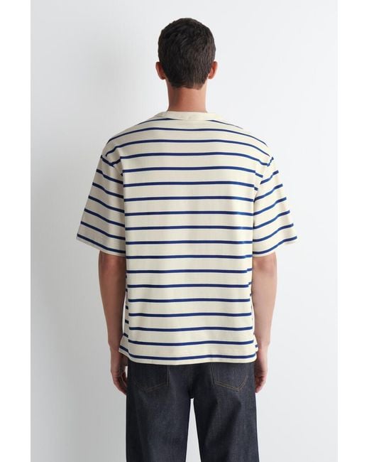 COS Gray Oversized Heavyweight T-Shirt for men
