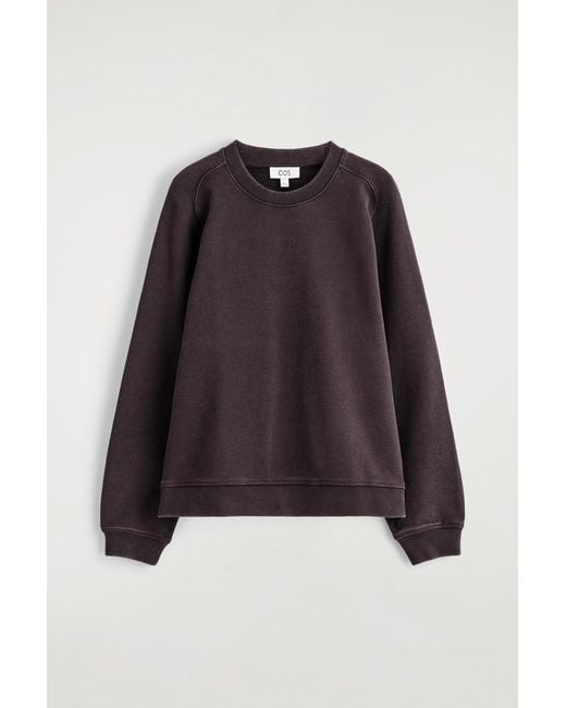 COS Black Cotton Sweatshirt