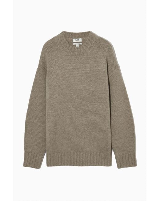 COS Oversized Pure Cashmere Jumper in 