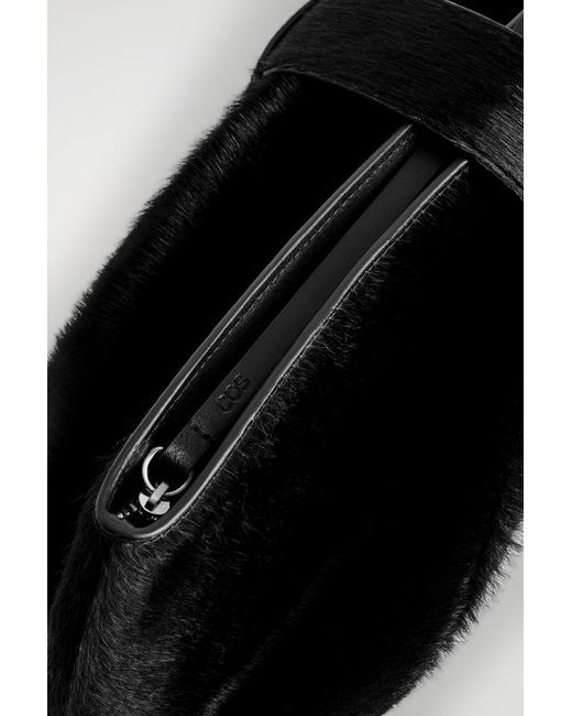 COS White Belted Clutch Bag