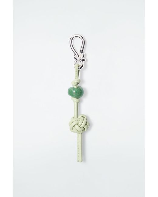 COS Blue Good Luck Knotted Bag Charm