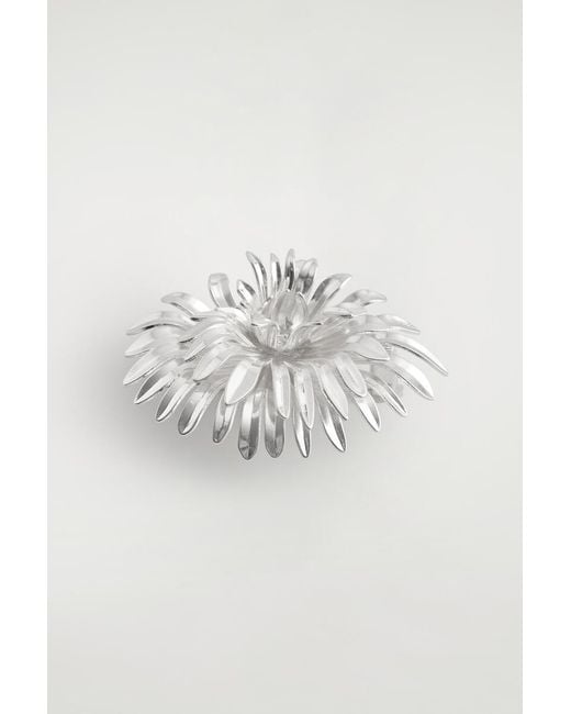 COS Multicolor Abstract Floral Brooch
