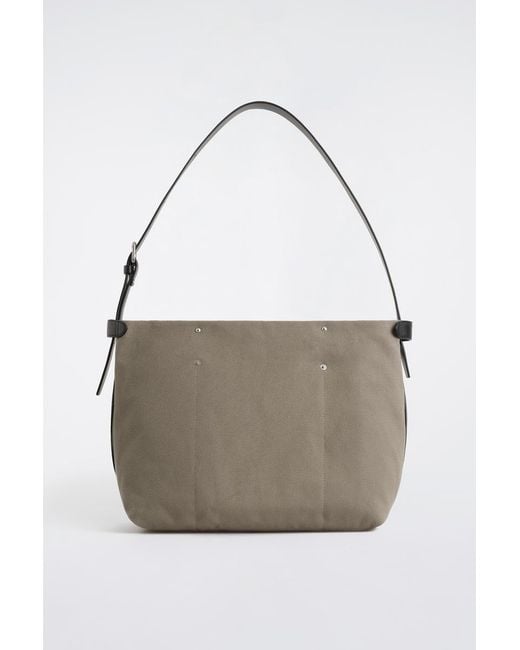 Borsa Messenger Utility di COS in Gray da Uomo
