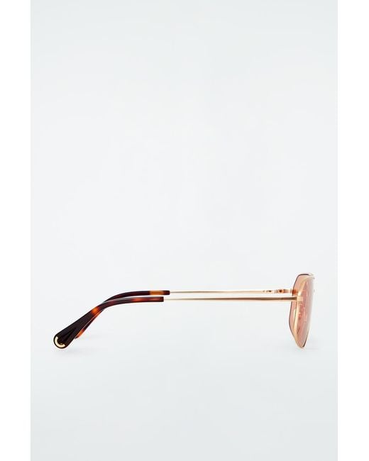 COS Metallic Vista Sunglasses